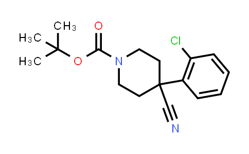 MC458492 | 186347-31-9 | 1-BOC-4-CYANO-4-(2-CHLOROPHENYL)-PIPERIDINE