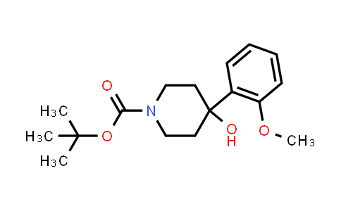 CAS No. 201609-28-1, 1-BOC-4-(2-METHOXYPHENYL)-4-HYDROXYPIPERIDINE