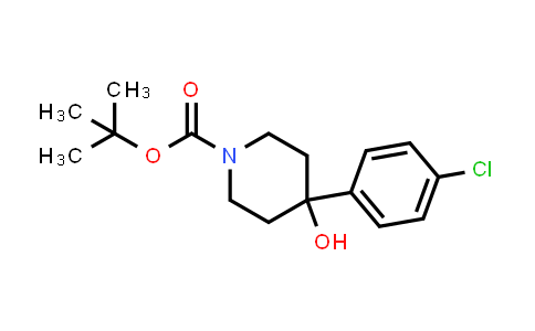 CAS No. 235109-63-4, 1-BOC-4-(4-CHLOROPHENYL)-4-HYDROXYPIPERIDINE