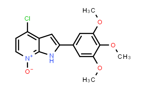 913698-80-3 | 1H-PYRROLO[2,3-B]PYRIDINE, 4-CHLORO-2-(3,4,5-TRIMETHOXYPHENYL)-, 7-OXIDE