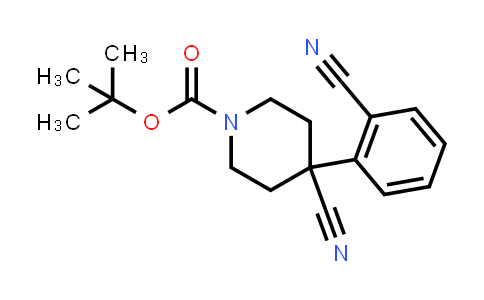 268205-02-3 | 1-BOC-4-CYANO-4-(2-CYANOPHENYL)-PIPERIDINE