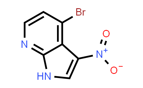 CAS No. 943323-63-5, 1H-PYRROLO[2,3-B]PYRIDINE, 4-BROMO-3-NITRO-