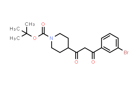 CAS No. 1017781-48-4, 4-[3-(3-BROMO-PHENYL)-3-OXO-PROPIONYL]-PIPERIDINE-1-CARBOXYLIC ACID TERT-BUTYL ESTER
