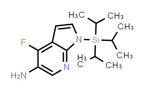 CAS No. 685513-93-3, 1H-PYRROLO[2,3-B]PYRIDIN-5-AMINE, 4-FLUORO-1-[TRIS(1-METHYLETHYL)SILYL]-