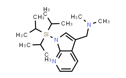 CAS No. 858116-59-3, 1H-PYRROLO[2,3-B]PYRIDINE-3-METHANAMINE, N,N-DIMETHYL-1-[TRIS(1-METHYLETHYL)SILYL]-