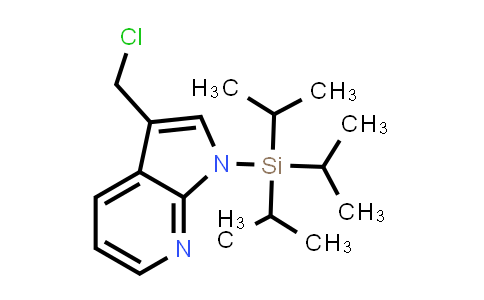 DY458622 | 873786-04-0 | 1H-PYRROLO[2,3-B]PYRIDINE, 3-(CHLOROMETHYL)-1-[TRIS(1-METHYLETHYL)SILYL]-