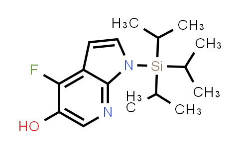 CAS No. 651744-22-8, 1H-PYRROLO[2,3-B]PYRIDIN-5-OL, 4-FLUORO-1-[TRIS(1-METHYLETHYL)SILYL]-