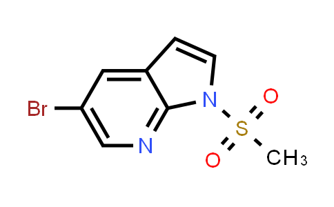 CAS No. 849068-04-8, 1H-PYRROLO[2,3-B]PYRIDINE, 5-BROMO-1-(METHYLSULFONYL)-