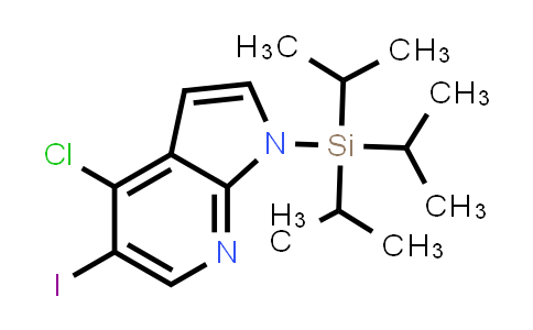 CAS No. 1015609-83-2, 4-CHLORO-5-IODO-1-(TRIISOPROPYLSILYL)-1H-PYRROLO[2,3-B]PYRIDINE