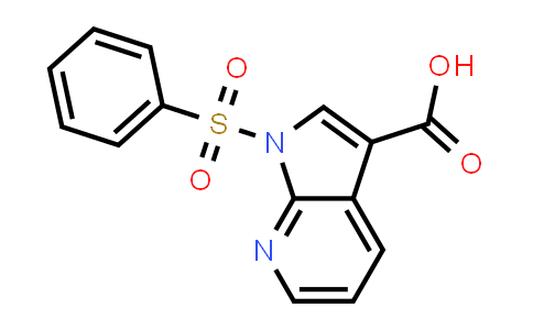 CAS No. 245064-80-6, 1H-PYRROLO[2,3-B]PYRIDINE-3-CARBOXYLIC ACID, 1-(PHENYLSULFONYL)-