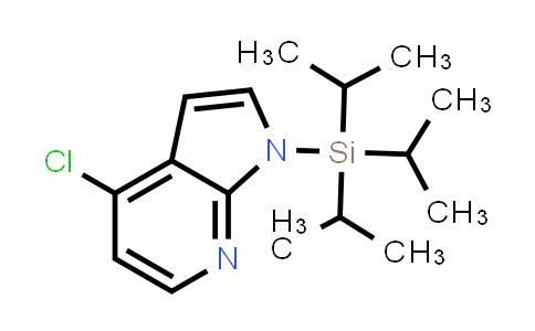 CAS No. 651744-48-8, 4-CHLORO-1-(TRIISOPROPYLSILYL)-1H-PYRROLO[2,3-B]PYRIDINE
