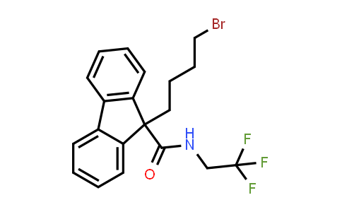 182438-98-8 | 9-(4-bromobutyl)-N-(2,2,2-trifluoroethyl)-9H-fluorene-9-carboxamide
