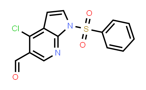DY458683 | 1032815-07-8 | 1H-PYRROLO[2,3-B]PYRIDINE-5-CARBOXALDEHYDE, 4-CHLORO-1-(PHENYLSULFONYL)-