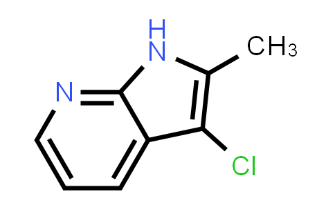 CAS No. 145934-55-0, 1H-PYRROLO[2,3-B]PYRIDINE, 3-CHLORO-2-METHYL-