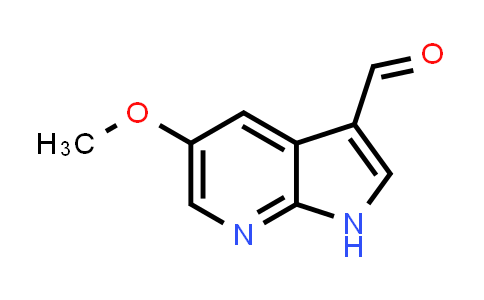 CAS No. 183208-38-0, 1H-PYRROLO[2,3-B]PYRIDINE-3-CARBOXALDEHYDE, 5-METHOXY-
