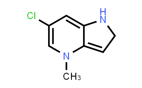 CAS No. 4894-29-5, 6-CHLORO-4-METHYL-1H-PYRROLO[3,2-B]PYRIDINE