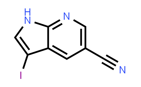 CAS No. 757978-11-3, 3-IODO-1H-PYRROLO[2,3-B]PYRIDINE-5-CARBONITRILE