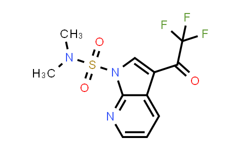 CAS No. 1032649-94-7, 1H-PYRROLO[2,3-B]PYRIDINE-1-SULFONAMIDE, N,N-DIMETHYL-3-(2,2,2-TRIFLUOROACETYL)-