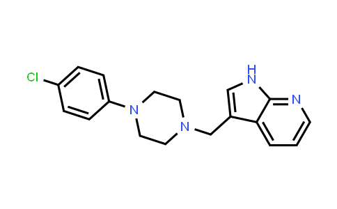 CAS No. 158985-00-3, 3-((4-(4-Chlorophenyl)piperazin-1-yl)methyl)-1H-pyrrolo[2,3-b]pyridine