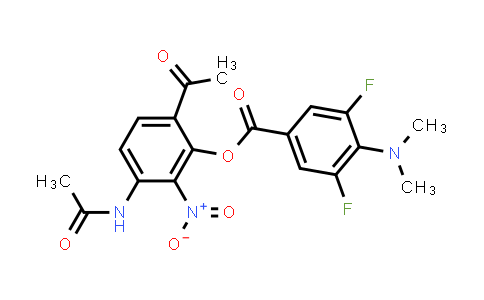 CAS No. 1548406-25-2, 3-acetamido-6-acetyl-2-nitrophenyl 4-(dimethylamino)-3,5-difluorobenzoate