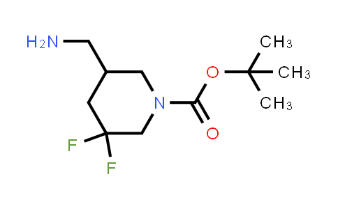 CAS No. 1373502-92-1, tert-butyl 5-(aminomethyl)-3,3-difluoropiperidine-1-carboxylate