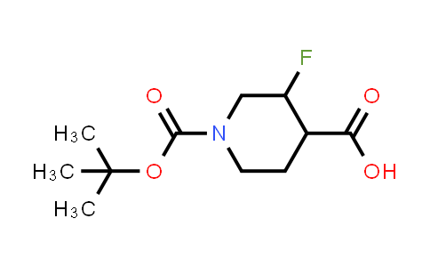 CAS No. 1628475-90-0, (3,4)-Cis-1-(tert-butoxycarbonyl)-3-fluoropiperidine-4-carboxylic acid racemate