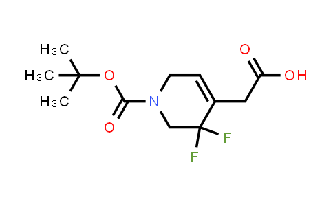 CAS No. 1823257-61-9, 2-(1-(tert-butoxycarbonyl)-3,3-difluoro-1,2,3,6-tetrahydropyridin-4-yl)acetic acid