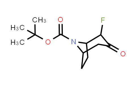 CAS No. 1404196-37-7, 8-Boc-2-fluoro-8-aza-bicyclo[3.2.1]octan-3-one