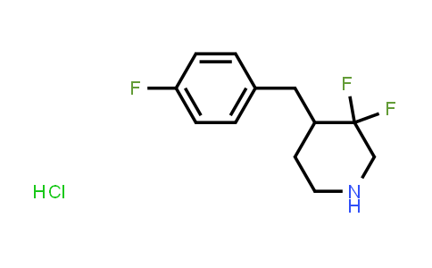 CAS No. 1334415-38-1, 3,3-difluoro-4-(4-fluorobenzyl)piperidine hydrochloride