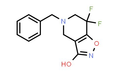 CAS No. 1823265-27-5, 5-benzyl-7,7-difluoro-4,5,6,7-tetrahydroisoxazolo[4,5-c]pyridin-3-ol