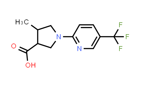 CAS No. 1221274-41-4, 4-METHYL-1-(5-TRIFLUOROMETHYL-PYRIDIN-2-YL)-PYRROLIDINE-3-CARBOXYLIC ACID