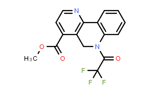 CAS No. 124502-98-3, 6-(2,2,2-TRIFLUORO-ACETYL)-5,6-DIHYDRO-BENZO[H][1,6]NAPHTHYRIDINE-4-CARBOXYLIC ACID METHYL ESTER