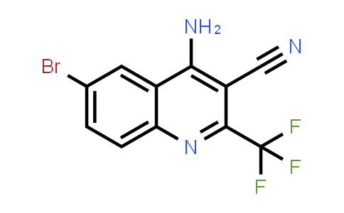 CAS No. 1209063-53-5, 4-AMINO-6-BROMO-2-(TRIFLUOROMETHYL)QUINOLINE-3-CARBONITRILE