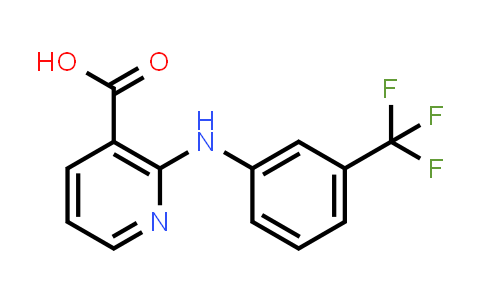CAS No. 4394-00-7, 2-(3-(trifluoromethyl)phenylamino)nicotinic acid