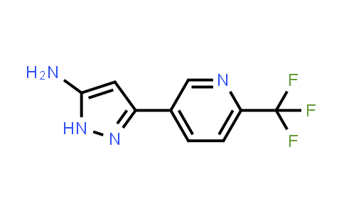 CAS No. 1040724-49-9, 3-(6-(TRIFLUOROMETHYL)PYRIDIN-3-YL)-1H-PYRAZOL-5-AMINE
