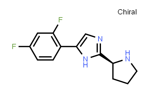 CAS No. 1153102-53-4, (S)-5-(2,4-DIFLUORO-PHENYL)-2-PYRROLIDIN-2-YL-1H-IMIDAZOLE