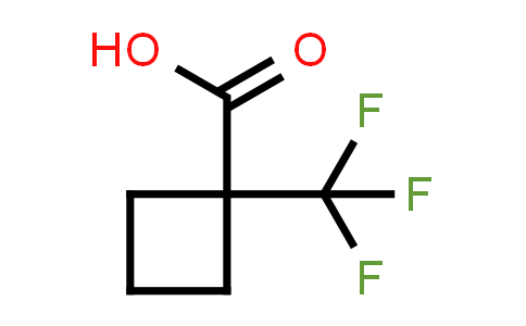 CAS No. 277756-45-3, 1-(trifluoromethyl)cyclobutanecarboxylic acid