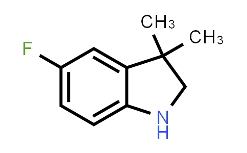 CAS No. 225642-33-1, 5-Fluoro-3,3-dimethyl-2,3-dihydro-1H-indole