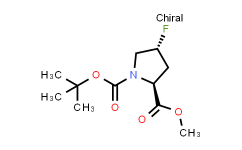 CAS No. 203866-18-6, (2S,4R)-1-tert-butyl 2-methyl 4-fluoropyrrolidine-1,2-dicarboxylate
