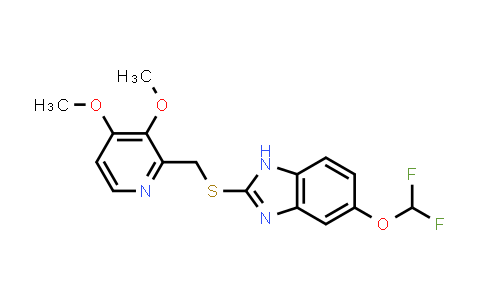 CAS No. 102625-64-9, 5-(difluoromethoxy)-2-((3,4-dimethoxypyridin-2-yl)methylthio)-1H-benzo[d]imidazole