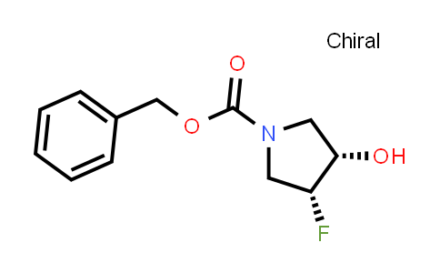 CAS No. 869488-96-0, CIS-3-FLUORO-4-HYDROXY-PYRROLIDINE-1-CARBOXYLIC ACID BENZYL ESTER