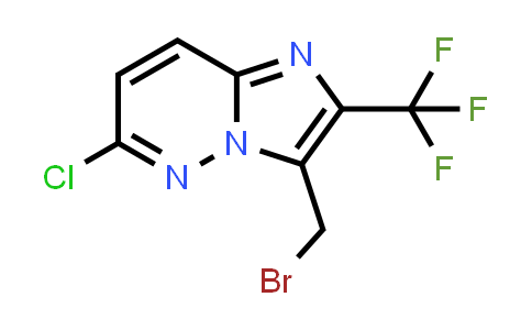 CAS No. 916256-81-0, 3-BROMOMETHYL-6-CHLORO-2-TRIFLUOROMETHYL-IMIDAZO[1,2-B]PYRIDAZINE