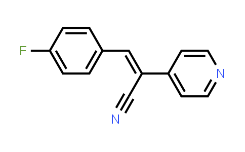 CAS No. 678161-27-8, 3-(4-FLUORO-PHENYL)-2-PYRIDIN-4-YL-ACRYLONITRILE