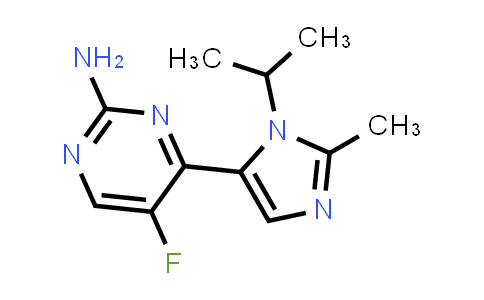 CAS No. 893420-22-9, 5-FLUORO-4-(3-ISOPROPYL-2-METHYL-3H-IMIDAZOL-4-YL)-PYRIMIDIN-2-YLAMINE