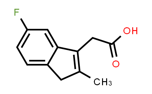 CAS No. 32004-66-3, 2-(6-fluoro-2-methyl-3H-inden-1-yl)acetic acid