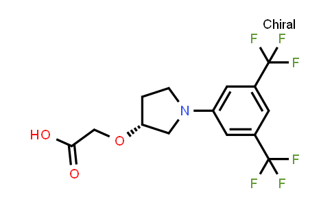 CAS No. 1198180-04-9, (R)-[1-(3,5-BIS-TRIFLUOROMETHYL-PHENYL)-PYRROLIDIN-3-YLOXY]-ACETIC ACID