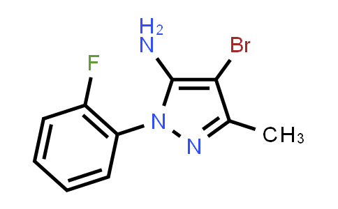 CAS No. 1251398-72-7, 4-BROMO-1-(2-FLUOROPHENYL)-3-METHYL-1H-PYRAZOL-5-AMINE