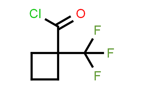 CAS No. 1033538-21-4, 1-(trifluoromethyl)cyclobutanecarbonyl chloride