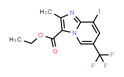 CAS No. 1171918-86-7, 8-IODO-2-METHYL-6-TRIFLUOROMETHYL-IMIDAZO[1,2-A]PYRIDINE-3-CARBOXYLIC ACID ETHYL ESTER