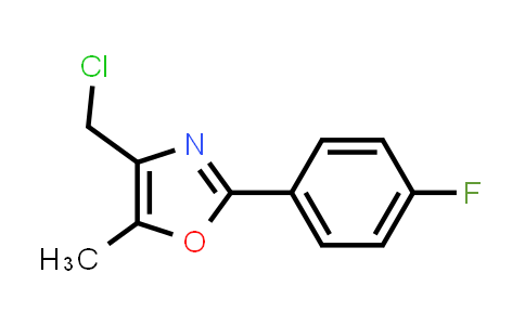 CAS No. 625826-69-9, 4-CHLOROMETHYL-2-(4-FLUORO-PHENYL)-5-METHYL-OXAZOLE